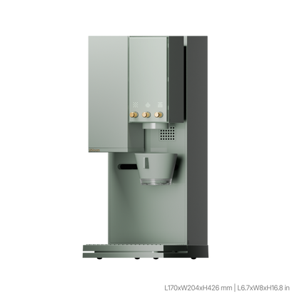 #Sage Green - Gold Knob